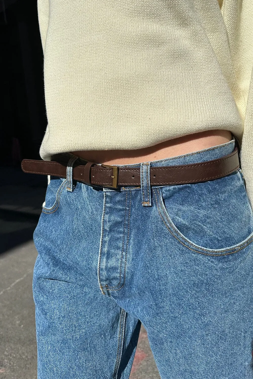 Thin Brown Belt