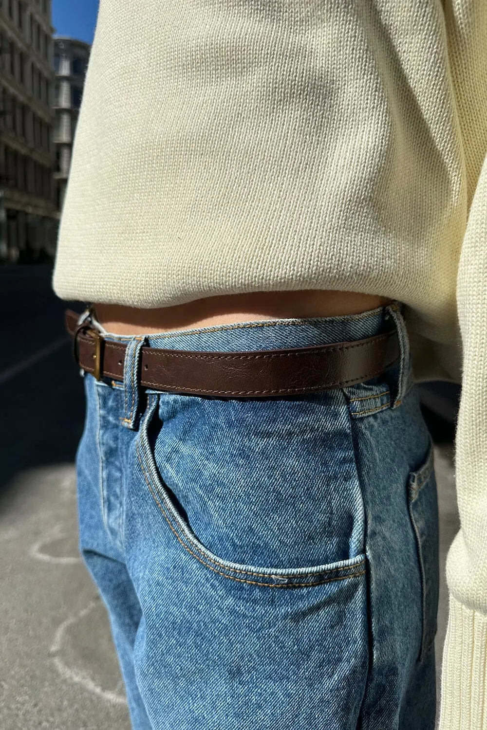 Thin Brown Belt