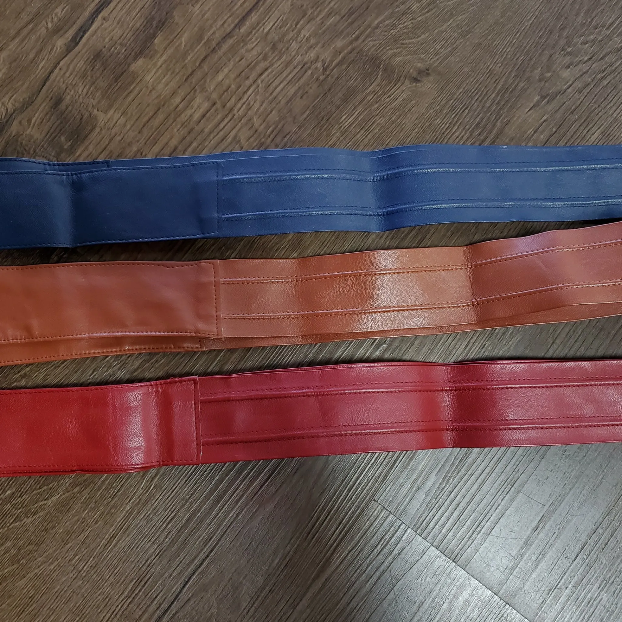 Thin Wrap Pleather Belt