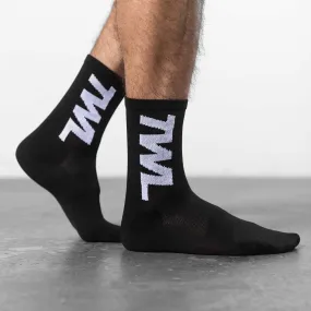 TWL - PERFORMANCE RUNNING SOCKS - BLACK/WHITE