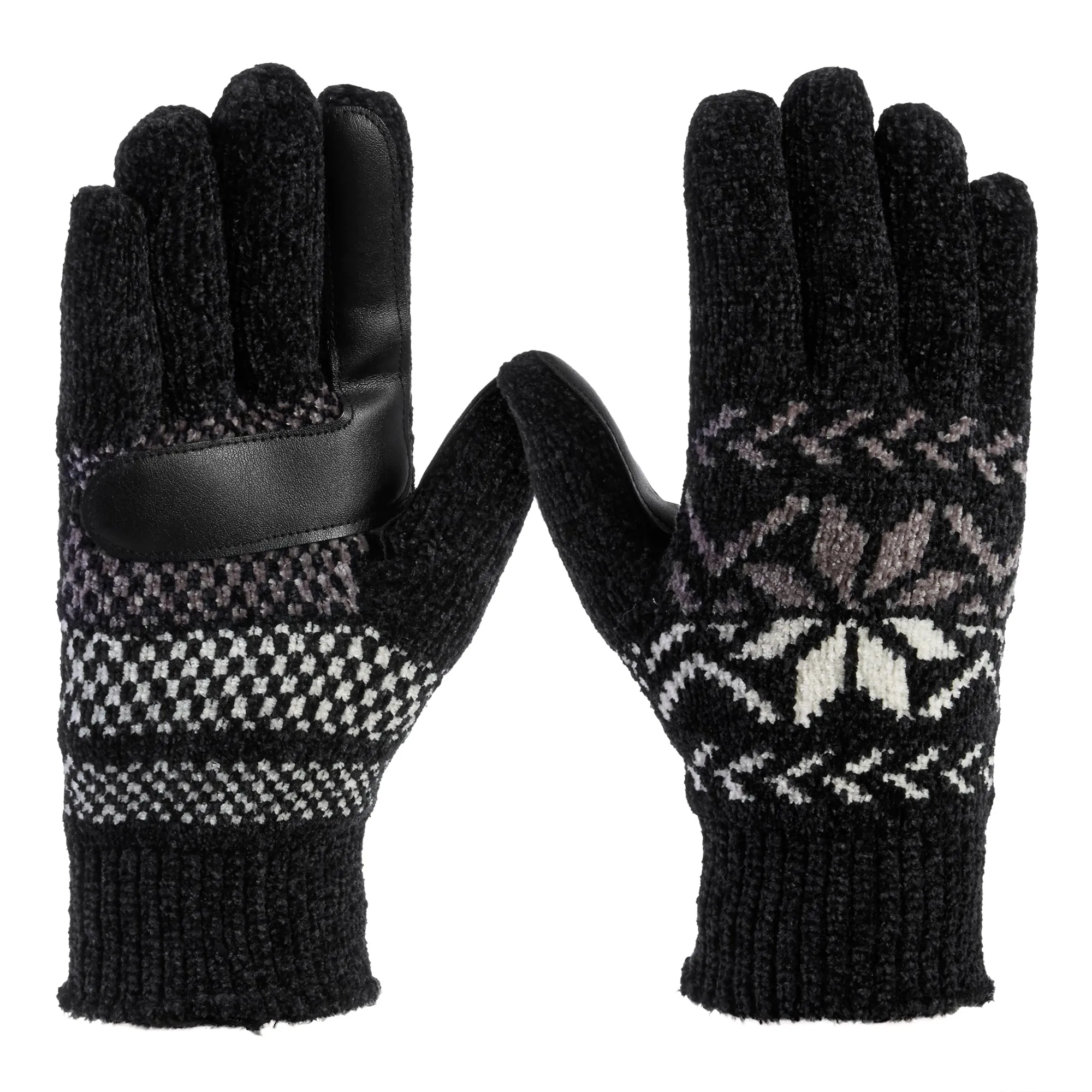 Women’s Chenille Snowflake Gloves