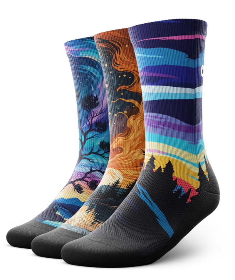 Zero Horizon Crew Socks 3-Pack